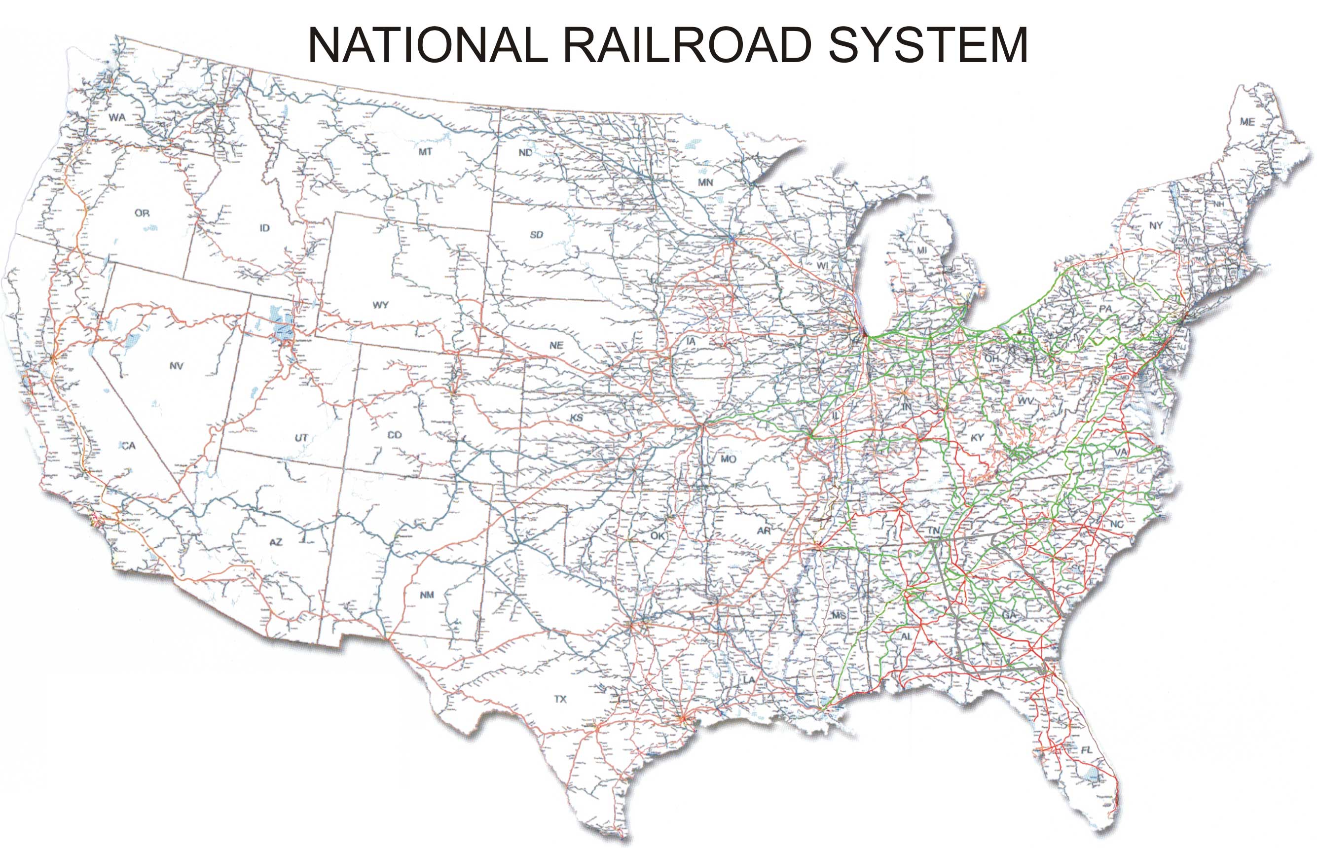 us railway system map